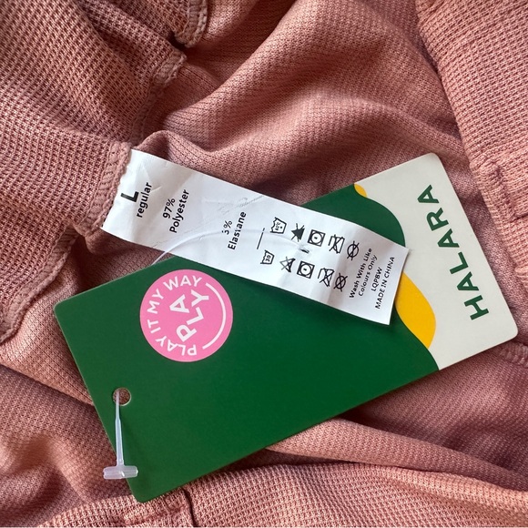 Halara Waffle Knit Wide Leg Pants - Picture 6 of 6